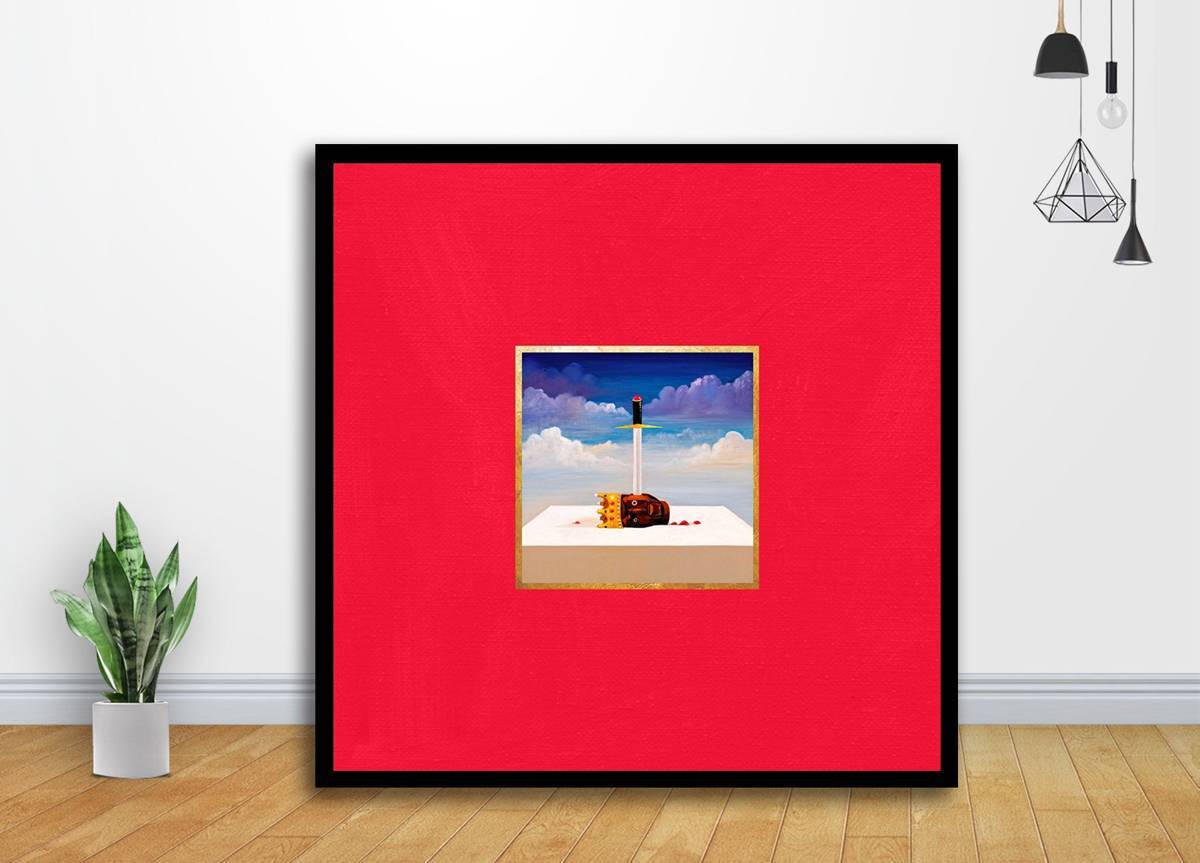 My Beautiful Dark Twisted Fantasy Freshalbumart Music Album Cover Art - Poster | Canvas Wall Art Print