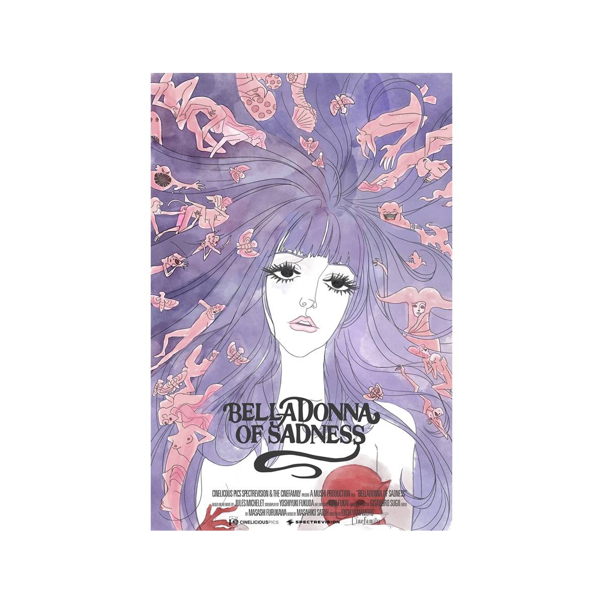Belladonna Of Sadness (Kanashimi No Beradona) 1973 Movie Ver. 1 - Poster | Canvas Wall Art Print