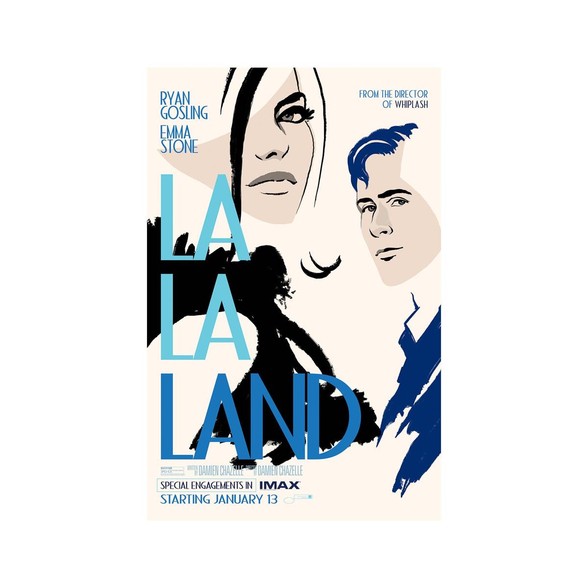 La La Land 2016 Movie Ver. 4 - Poster | Canvas Wall Art Print