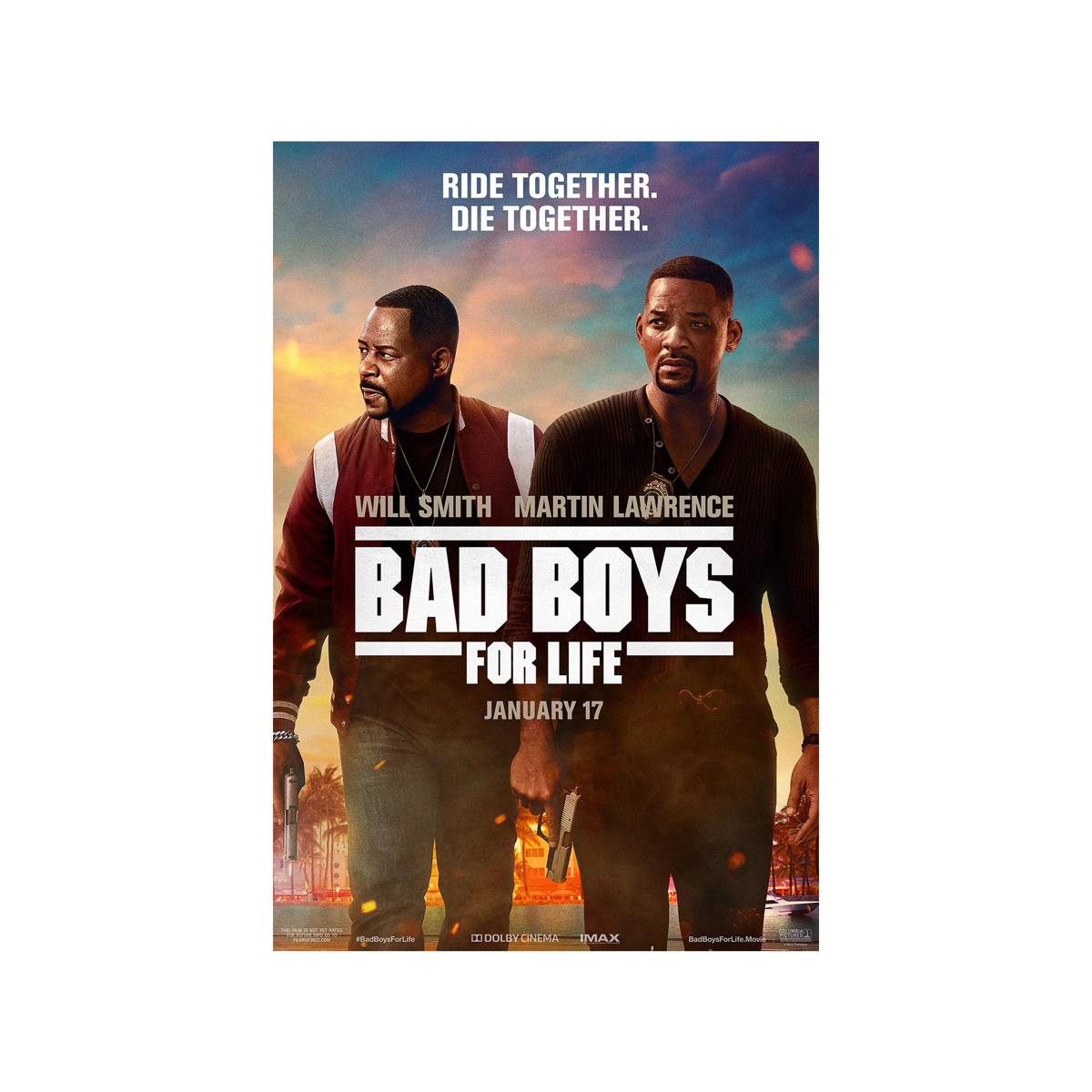 Bad Boys For Life 2020 Movie Ver. 1 - Poster | Canvas Wall Art Print