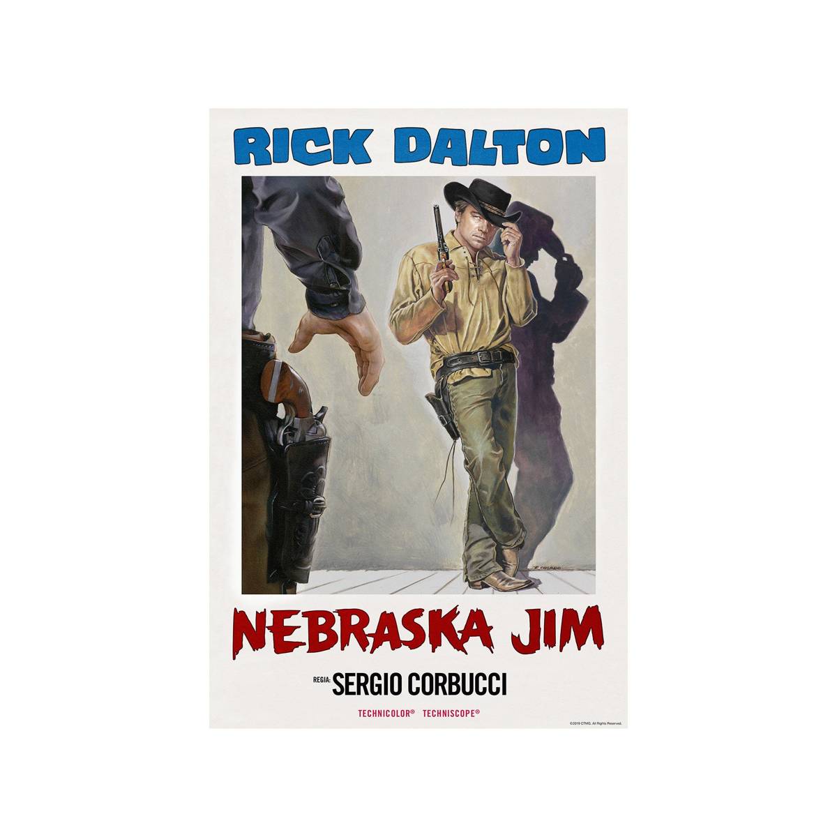 Once Upon A Time In Hollywood 2019 Movie Ver. 3 (Italian) - Poster | Canvas Wall Art Print