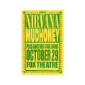 Nirvana &amp;Amp; Mudhoney 1991 Concert - Poster | Canvas Wall Art Print