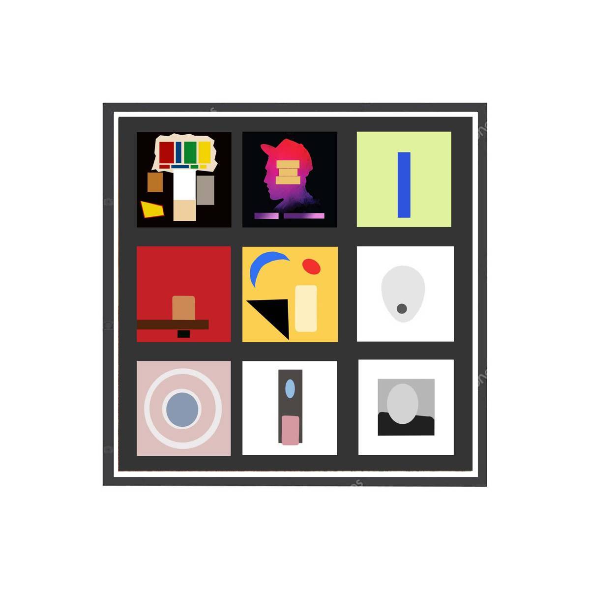 Mac Miller Minimal Album History Poster, Hypebeast Poster, Hip Hop Poster, Urban Wall Art, Yeezy Wall Art, Music Posters, Motivational Art - Poster | Canvas Wall Art Print