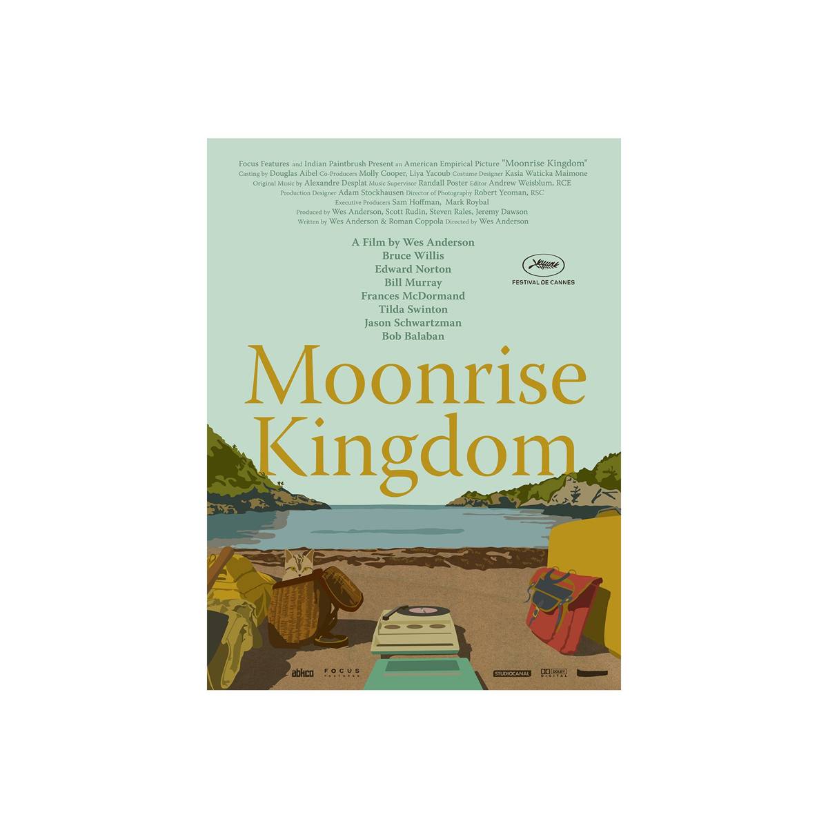 Moonrise Kingdom 2012 Movie Ver. 1 - Poster | Canvas Wall Art Print