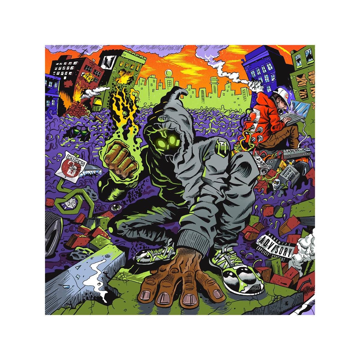 Denzel Curry X Kenny Beats, Unlocked 2020 Album Art - Poster | Canvas Wall Art Print