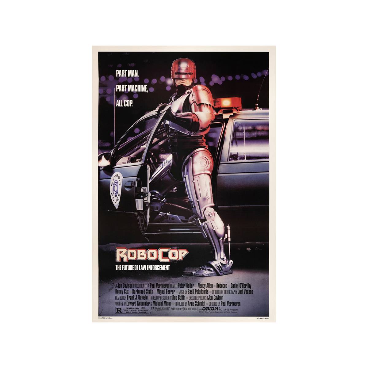 Robocop 1987 Movie Ver. 1 - Poster | Canvas Wall Art Print