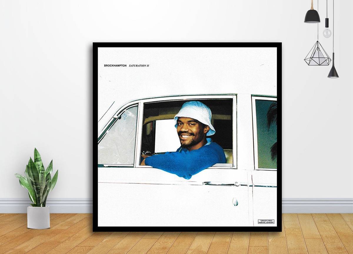 Brockhampton Saturation Ii Music Album Cover Art - Poster | Canvas Wall Art Print
