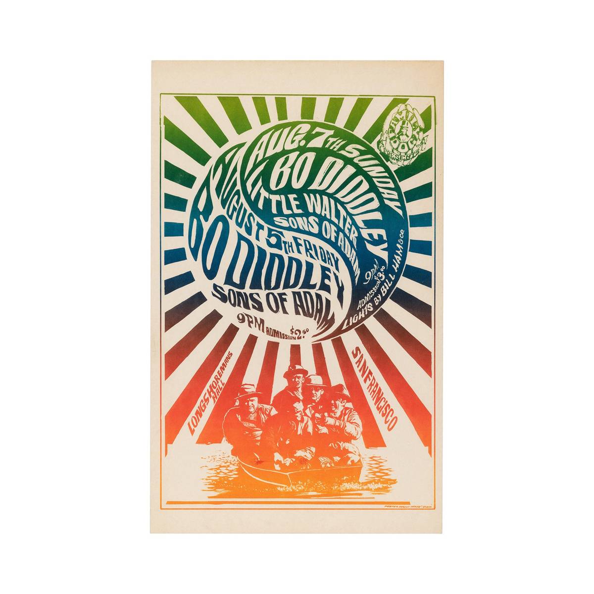 Bo Diddley And The Sons Of Adam 1966 Concert - Poster | Canvas Wall Art Print