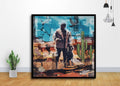 Travis Scott Days Before Rodeo Music Album Cover Art - Poster | Canvas Wall Art Print