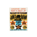 James Brown &amp;Amp; The Famous Flames 1965 Concert - Poster | Canvas Wall Art Print