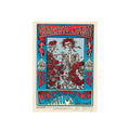 Grateful Dead 'Skeleton &amp;Amp; Roses' 1966 Concert - Poster | Canvas Wall Art Print