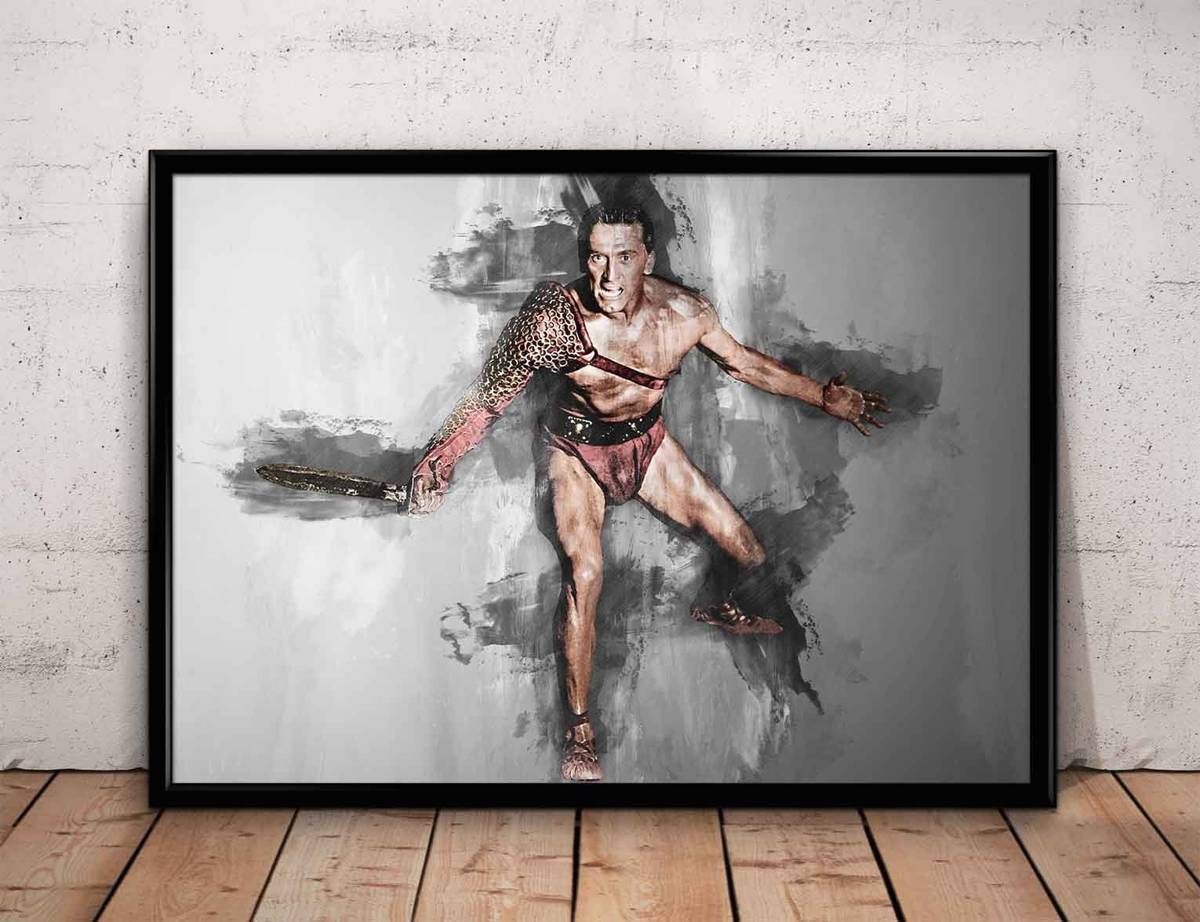 Spartacus Print Spartacus Kirk Douglas Wall Art - Poster | Canvas Wall Art Print