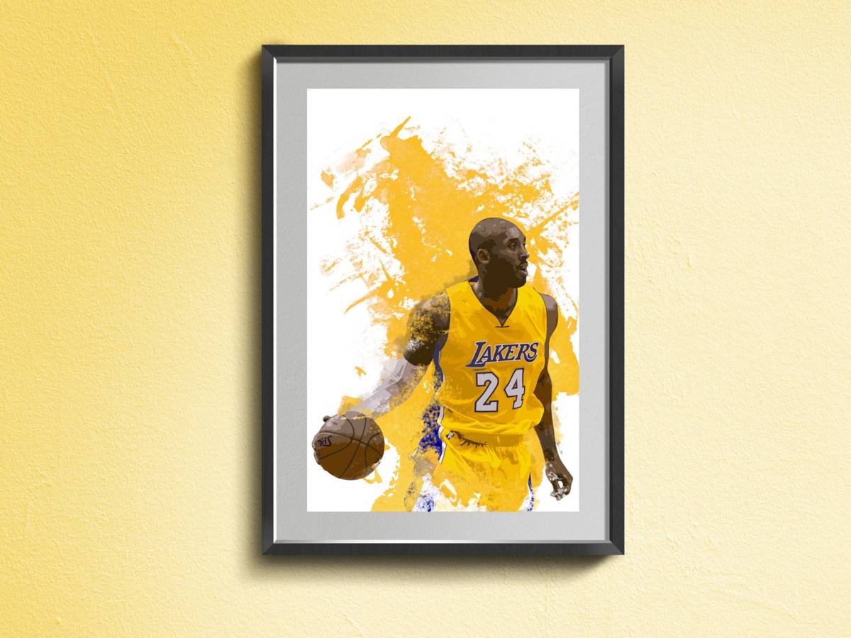 Famous Player Wall Art. Basketball Print. Sport Modern. Room Decor. - Poster | Canvas Wall Art Print