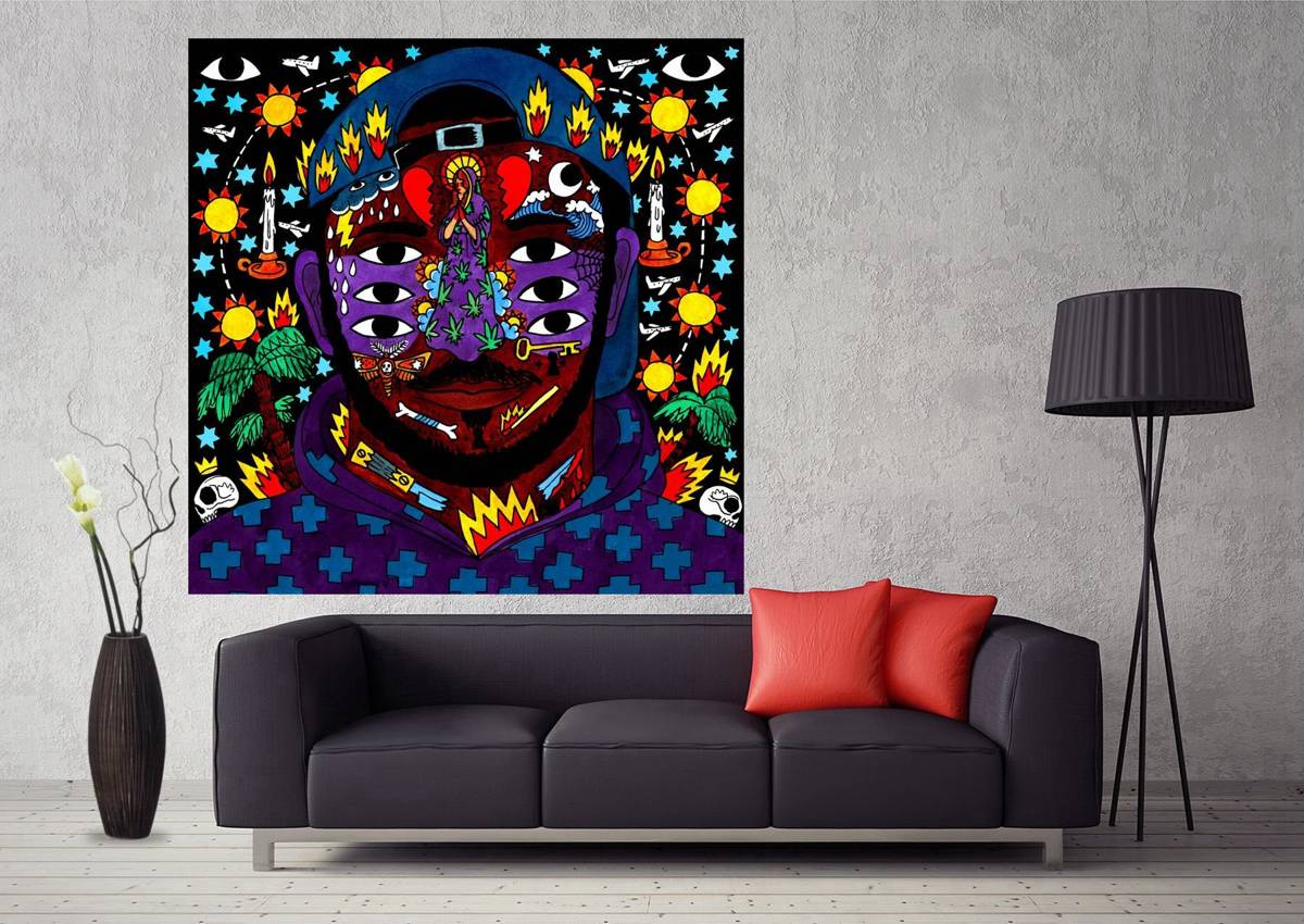 Kaytranada 99.9% Cover Music Album Art - Poster | Canvas Wall Art Print