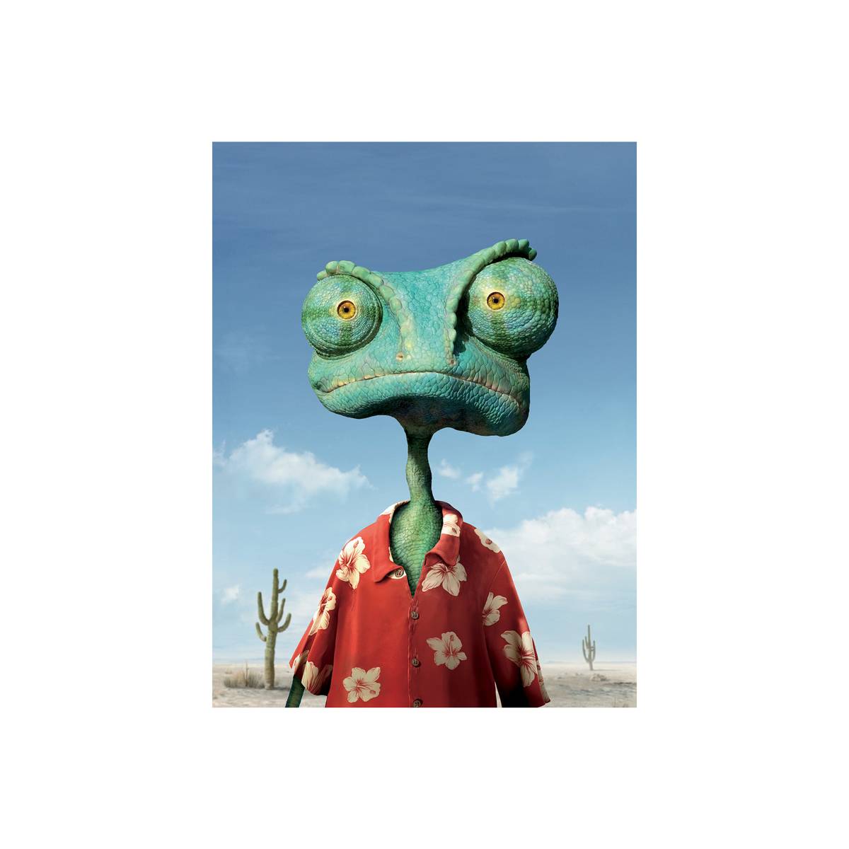Rango 2011 Movie Ver. 1 (Textless) - Poster | Canvas Wall Art Print