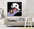 Kids See Ghosts 1 Album Art Print - Poster | Canvas Wall Art Print