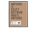 Nothing Is Eezy Sneaker Poster, Hypebeast Poster, Kicks Poster, Urban Wall Art, Graffiti Wall Art, Streetwear Posters, Sneaker Art - Poster | Canvas Wall Art Print
