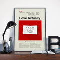 Love Actually Mid-Century Modern Inspired Print - Poster | Canvas Wall Art Print