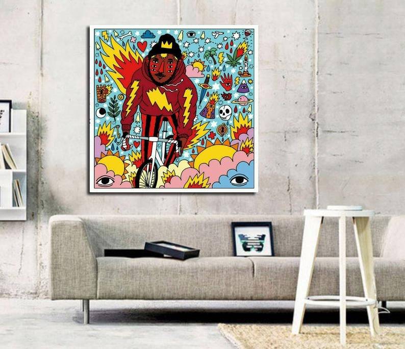 Kaytranada 99.9% Electronic Album Art Print - Poster | Canvas Wall Art Print