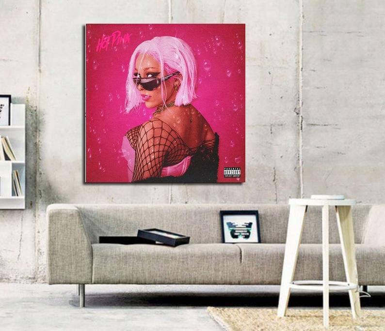 Doja Cat Hot Pink Album Art Print - Poster | Canvas Wall Art Print