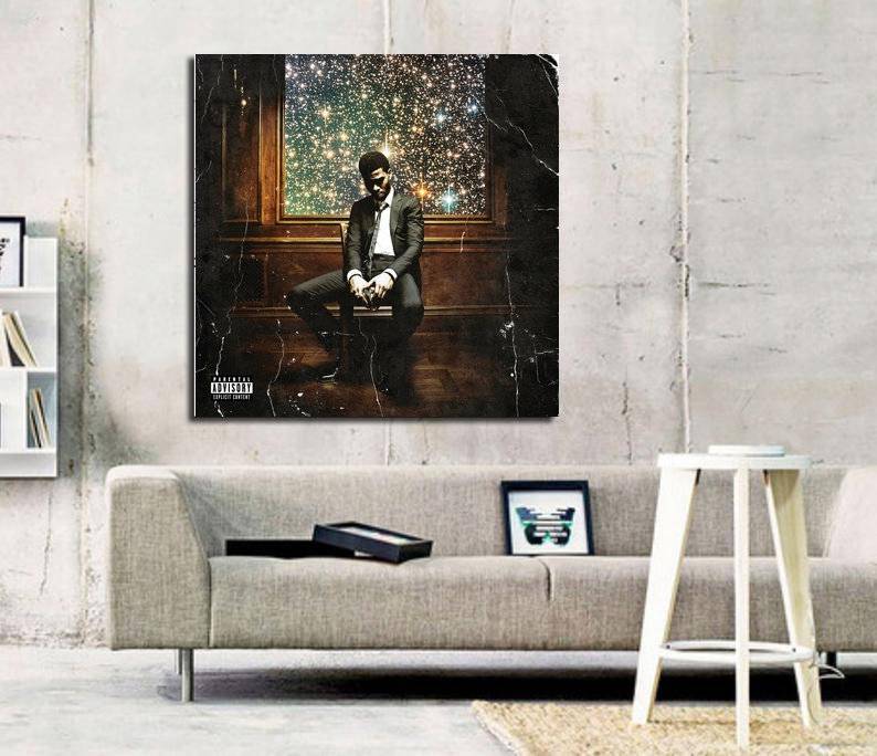 Kid Cudi Album Art Print - Poster | Canvas Wall Art Print