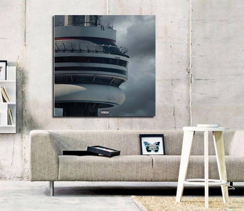 Drake Views From The 6 Album Art Print - Poster | Canvas Wall Art Print