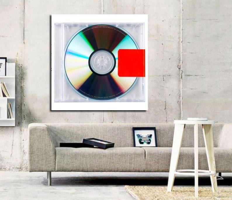 Kanye West Yeezus Album Art Print - Poster | Canvas Wall Art Print