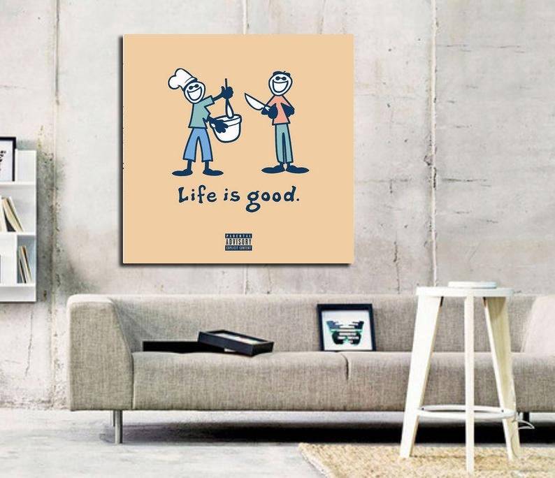 Future Life Is Good Album Art Print - Poster | Canvas Wall Art Print