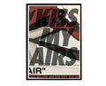 Kiss My Airs Sneaker Poster, Hypebeast Poster, Hip Hop Poster, Urban Wall Art, Streetwear Wall Art, Music Posters - Poster | Canvas Wall Art Print