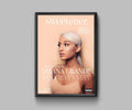 Ariana Grande Magazine With Signature - Poster | Canvas Wall Art Print