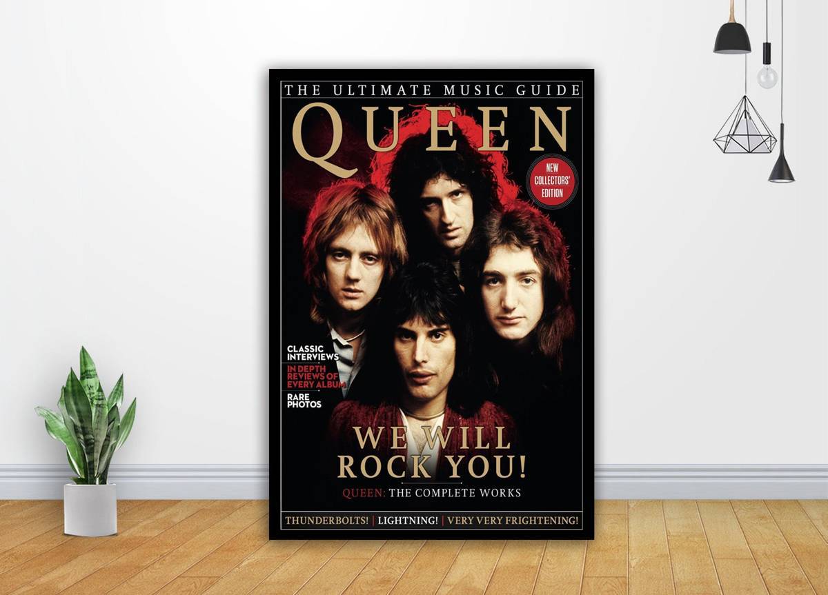 We Will Rock You 0697 Vintage Music Queen Art - Poster | Canvas Wall Art Print