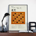E.T. Mid-Century Modern Inspired Print - Poster | Canvas Wall Art Print