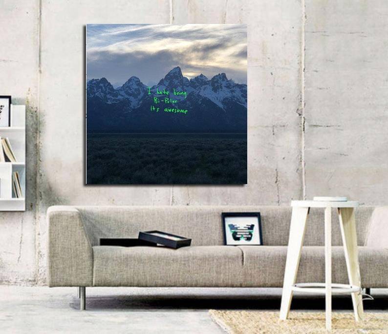 Kanye West Ye Album Art Print - Poster | Canvas Wall Art Print