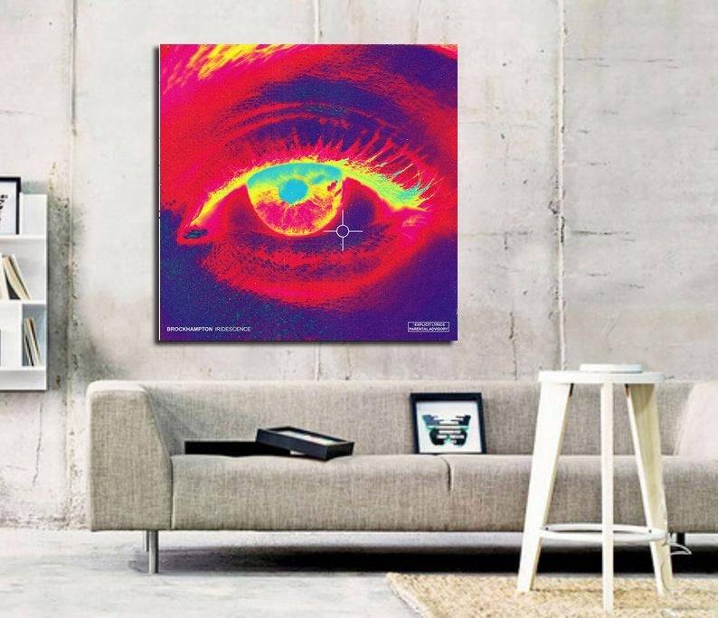 Brockhampton On Iridescence Album Art Print - Poster | Canvas Wall Art Print
