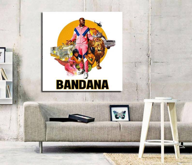 Freddie Gibbs Bandana Album Art Print - Poster | Canvas Wall Art Print