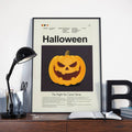 Halloween Mid-Century Modern Inspired Print - Poster | Canvas Wall Art Print