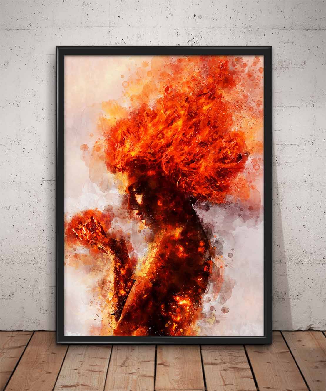 Dark Phoenix Print Dark Phoenix - Poster | Canvas Wall Art Print
