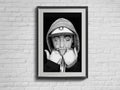 American Rap Wall Art. Hip Hop Artist Print. Illustration Modern. Home Decor - Poster | Canvas Wall Art Print