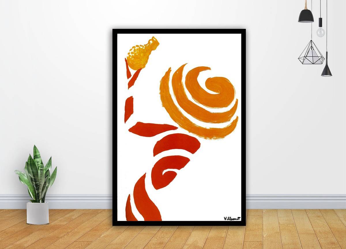 1977 Orangina Dessin Pr?Paratoire Art - Poster | Canvas Wall Art Print