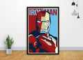 Retro Iron Man Movie Art - Poster | Canvas Wall Art Print