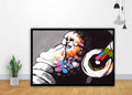 Australia Street Monkey Ape Dj Painting Art - Poster | Canvas Wall Art Print