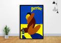 1980 Perrier Bernard Villemot Villemot Afiches Publicitarios Art - Poster | Canvas Wall Art Print