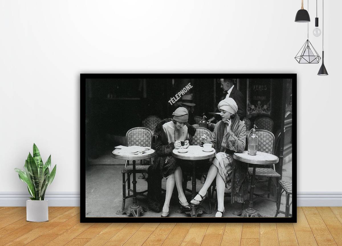 Cafe Paris Poster France 1920 Art - Poster | Canvas Wall Art Print