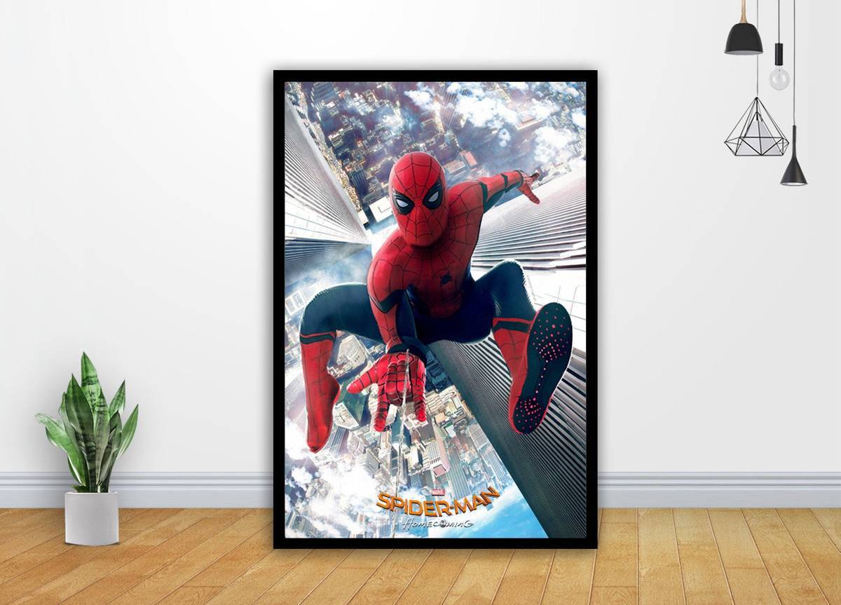 Spiderman Homecoming Movie 2017 Tom Holland Art - Poster | Canvas Wall Art Print