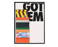Got Em Sneaker Box Poster, Hypebeast Poster, Kicks Poster, Urban Wall Art, Graffiti Wall Art, Streetwear Posters, Sneaker Art - Poster | Canvas Wall Art Print