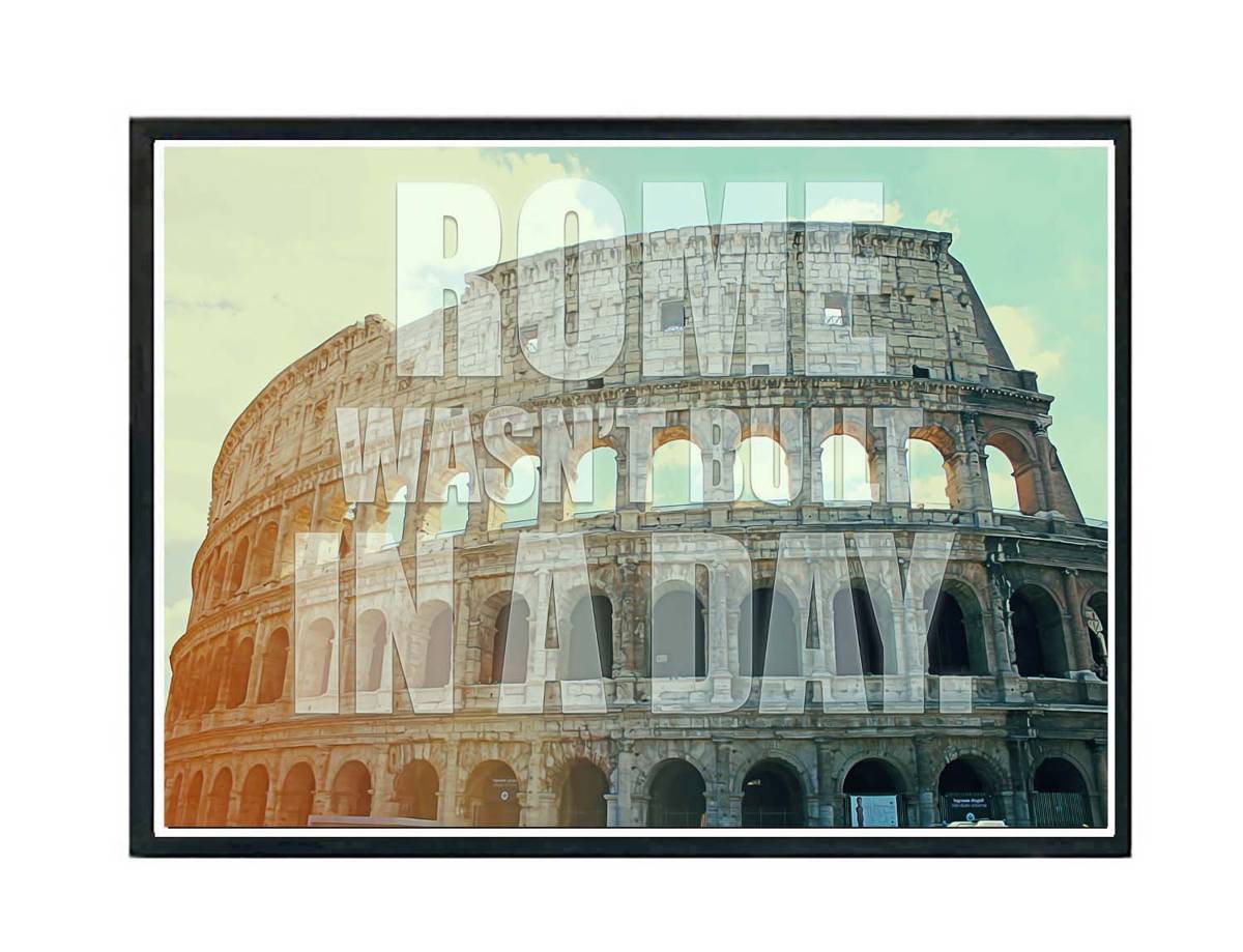 Built In A Day Poster, Hypebeast Poster, Motivational Poster, Urban Wall Art, Exotic Car Wall Art, Streetwear Posters, Sports Car Art - Poster | Canvas Wall Art Print