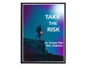 Take The Risk Poster, Hypebeast Poster, Motivational Poster, Urban Wall Art, Wonderlust Wall Art, Streetwear Posters, Sports Car Art - Poster | Canvas Wall Art Print