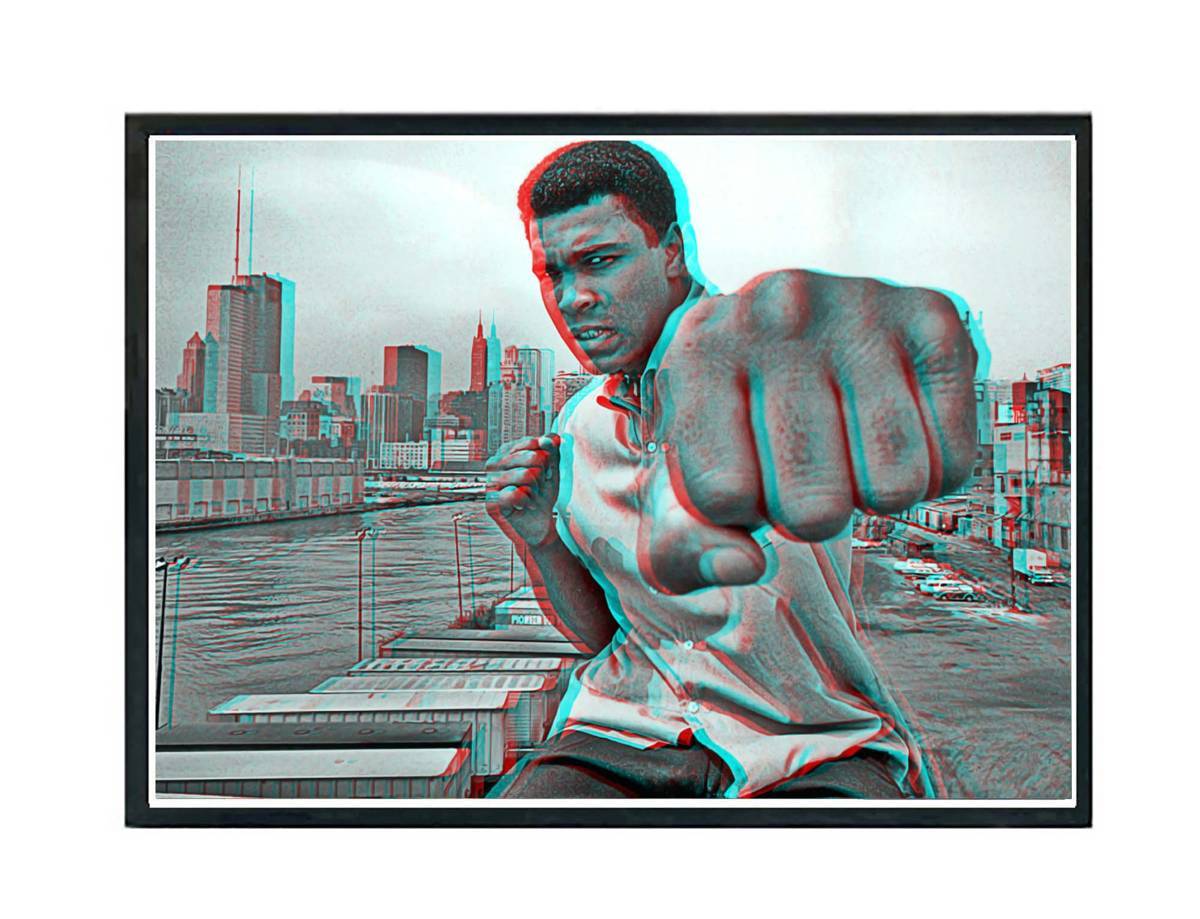Muhammad Ali 3D Poster, Hypebeast Poster, Sports Fan Poster, Urban Wall Art, Boxing Wall Art, Streetwear Posters, Classic Art - Poster | Canvas Wall Art Print