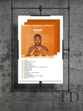 Frank Ocean Channel Orange, Frank Ocean Custom Album, Frank Ocean Wall Art Home Decor - Poster | Canvas Wall Art Print