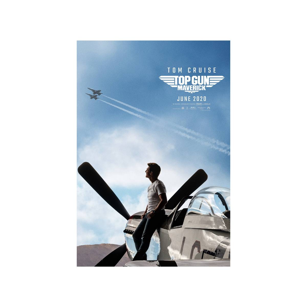 Top Gun: Maverick 2020 Movie Ver. 1 - Poster | Canvas Wall Art Print